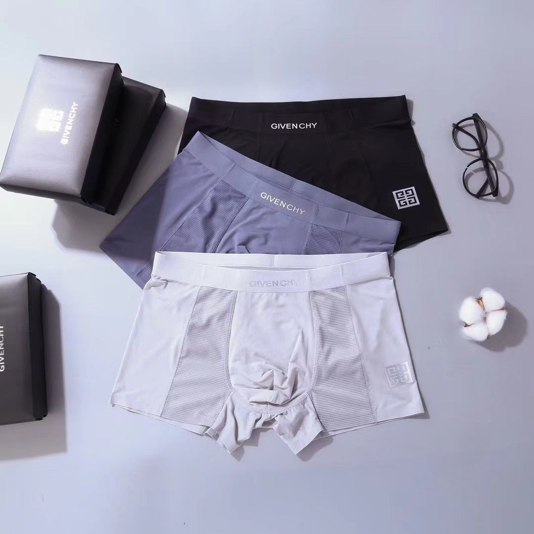 Givenchy Clean Logo Waistbands Men's Boxer Briefs