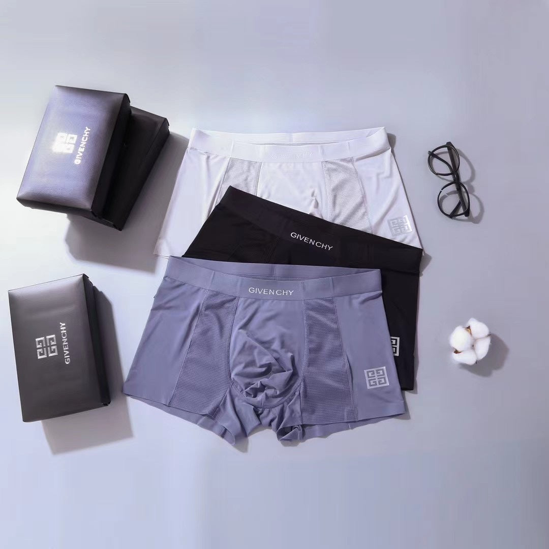 Givenchy Clean Logo Waistbands Men's Boxer Briefs
