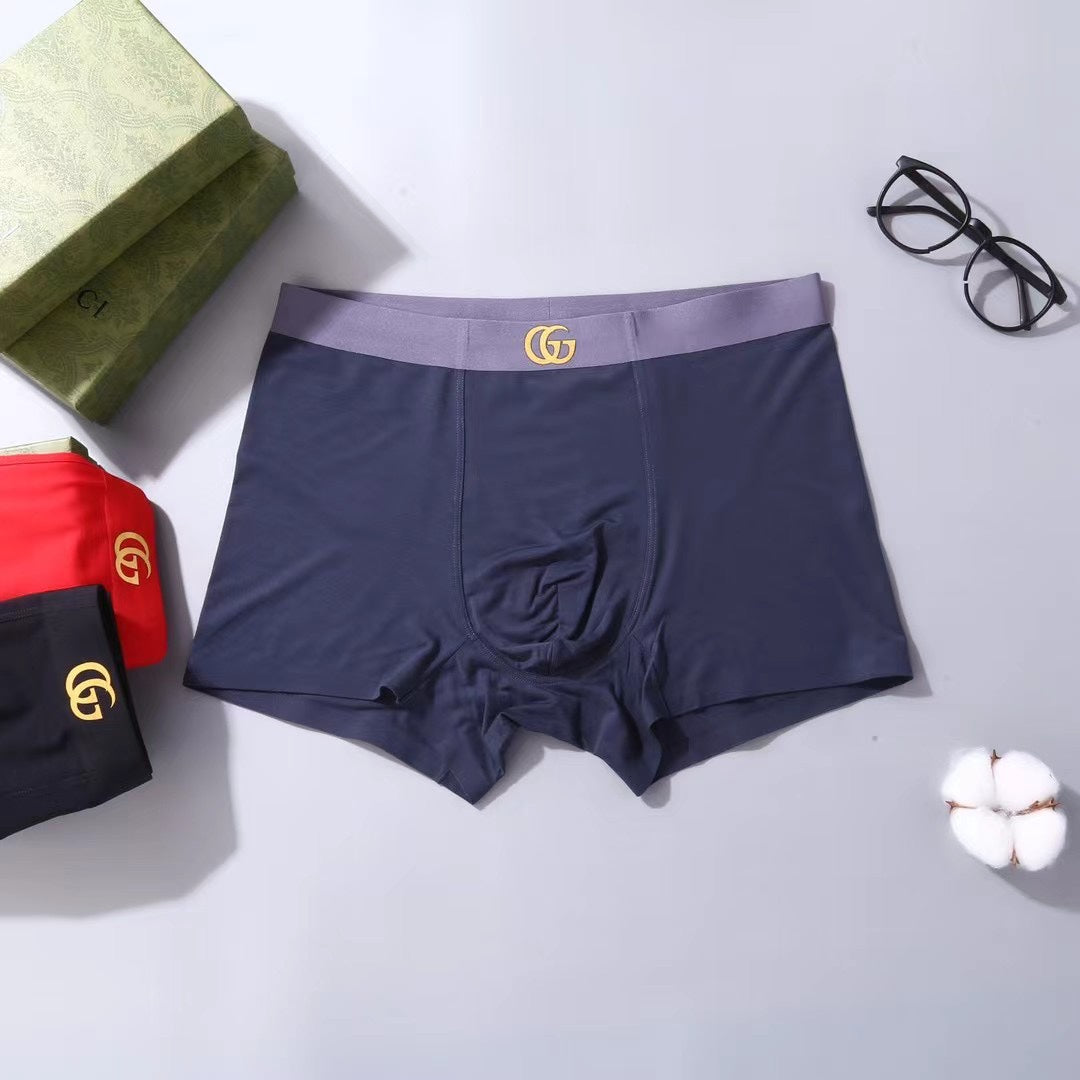 Gucci Small Emblem Details Men's Boxer Briefs - 3-Piece Box