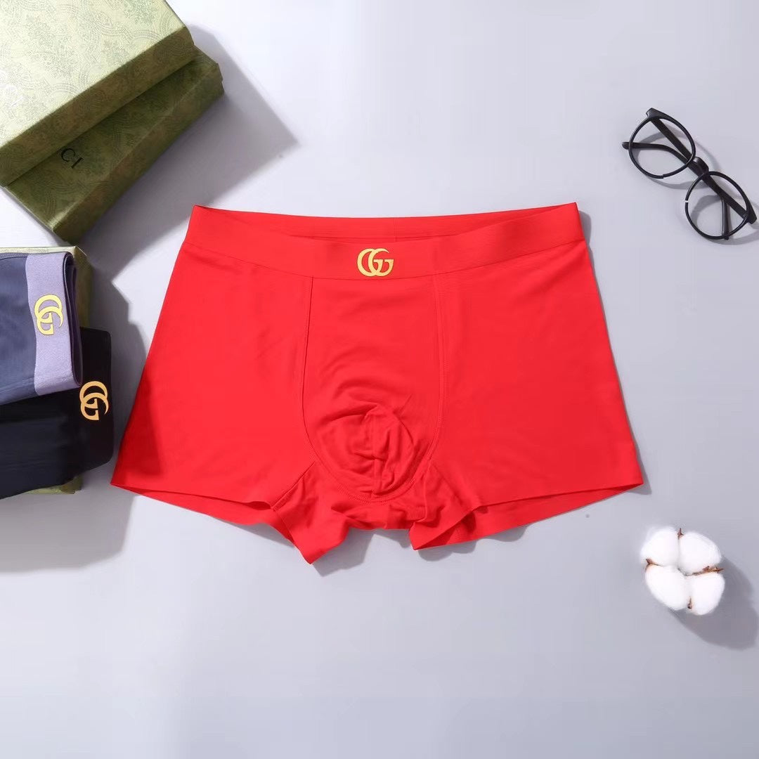 Gucci Tonal Emblem Details Men's Boxer Briefs - 3-Piece Box