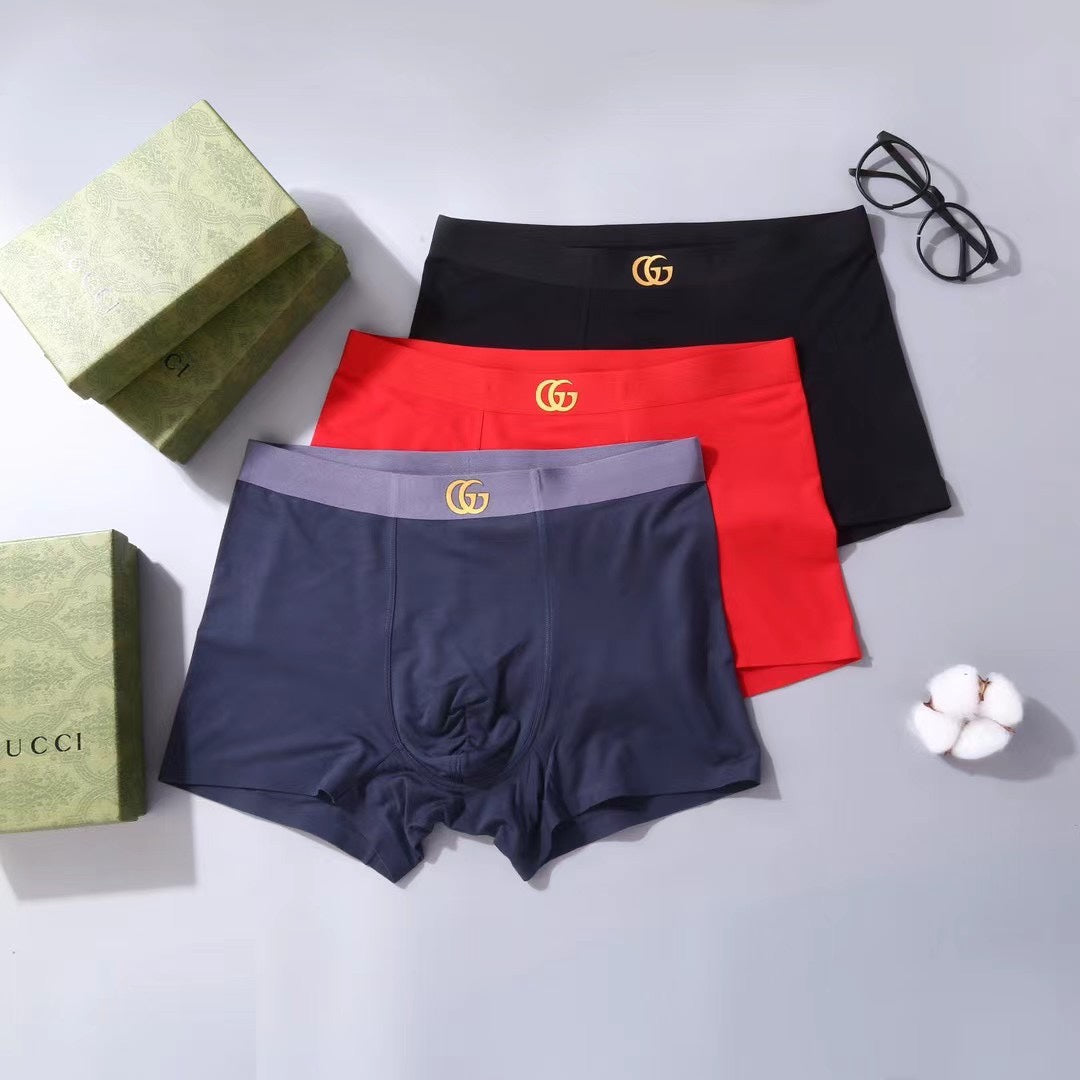 Gucci Men's Boxer Briefs - 3-Piece Box