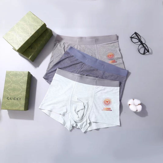 Gucci Nylon Blend Men's Boxer Briefs - 3-Piece Box
