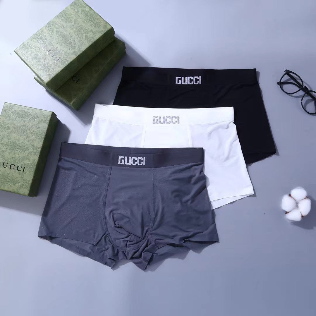 Gucci Men's Boxer Briefs - 3-Piece Box