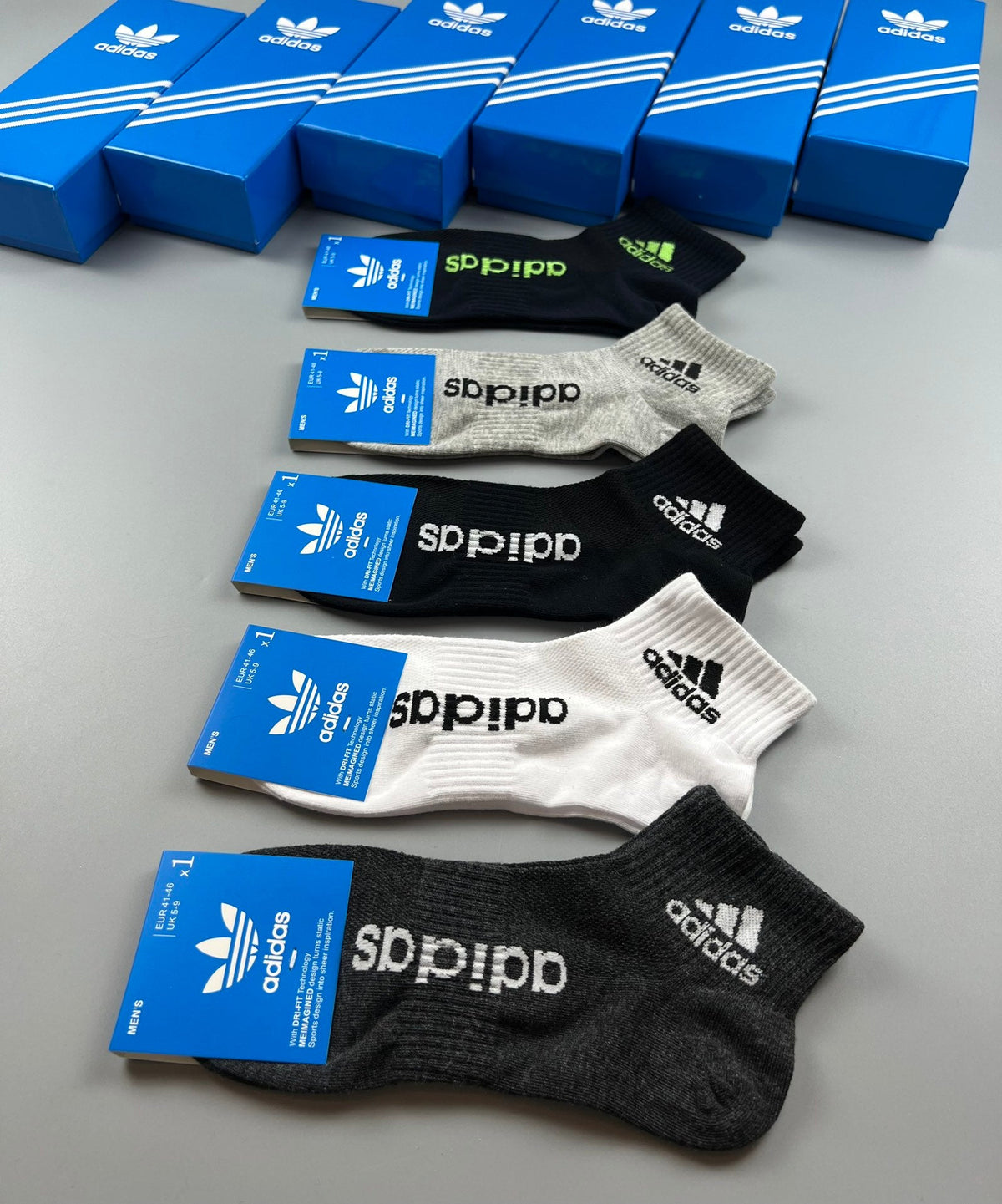 Adidas Cotton Breathable Socks – 5-Pair Pack
