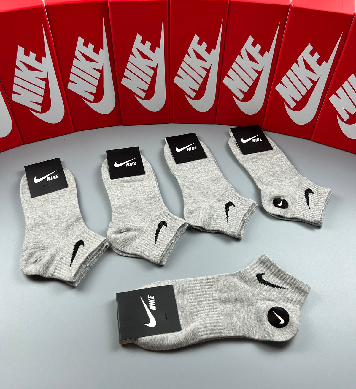 Nike Cotton No-Show Socks - 5-Pair Set