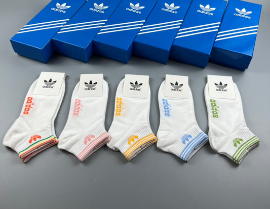 Adidas Cotton Breathable Socks – 5-Pair Pack