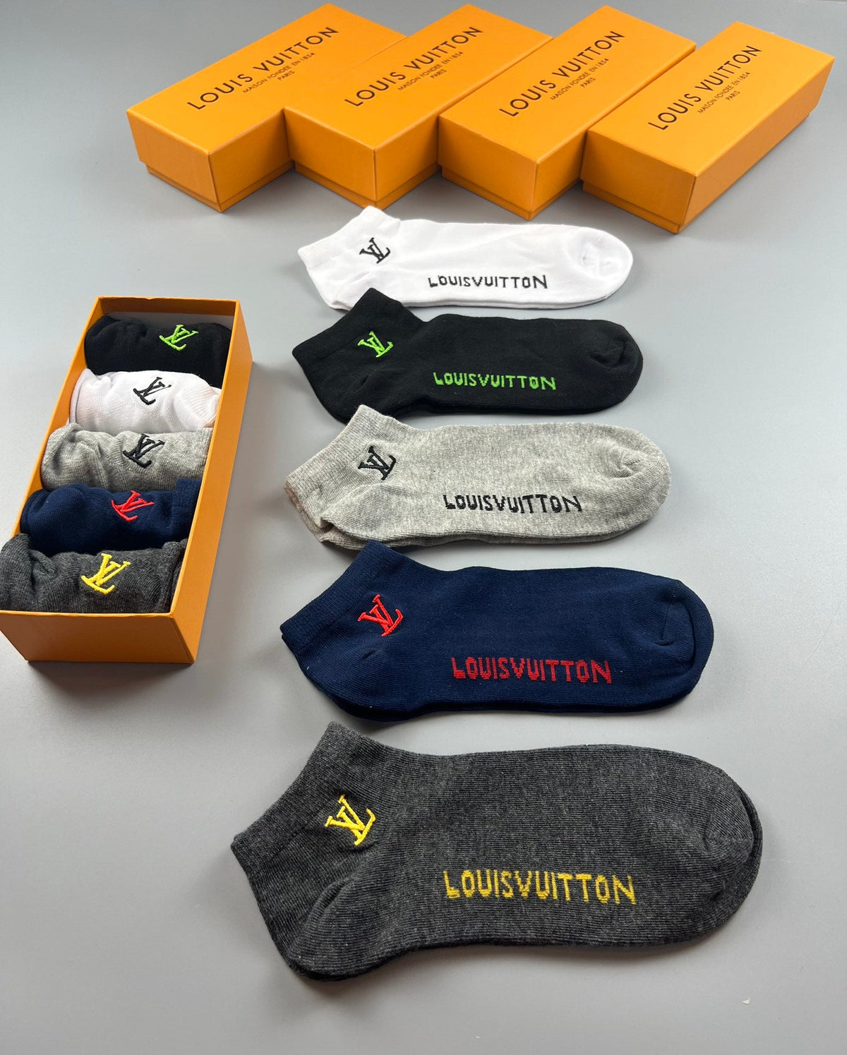 Unbranded No-Show Socks - 5-Pair Set
