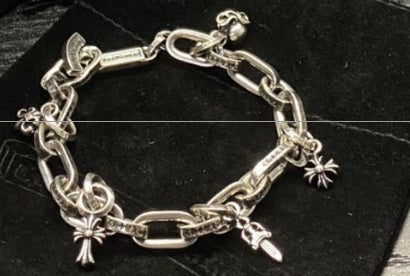 Martin Graham bracelet in polished metal-tone – main product view