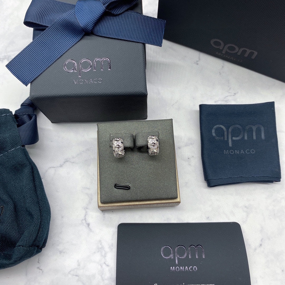 Martin Graham earrings in polished metal-tone – main product view