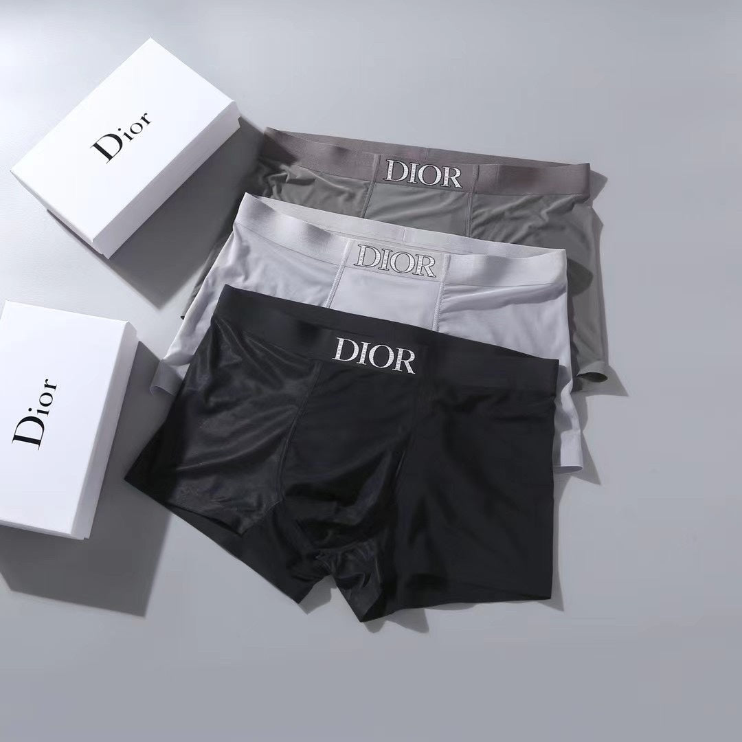 Dior Ice-Silk Short Socks - 3-Pair Pack