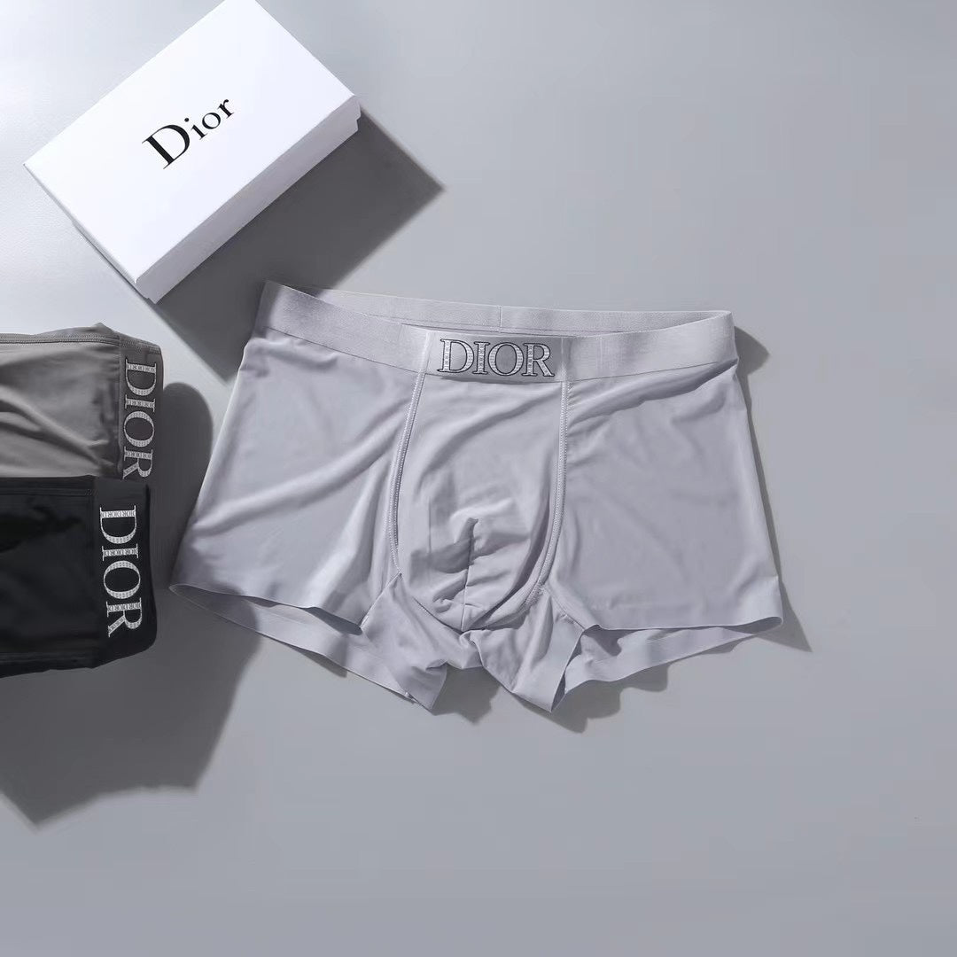 Dior Ice-Silk Short Socks - 3-Pair Pack
