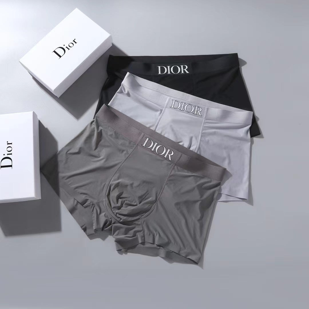 Dior Ice-Silk Short Socks - 3-Pair Pack