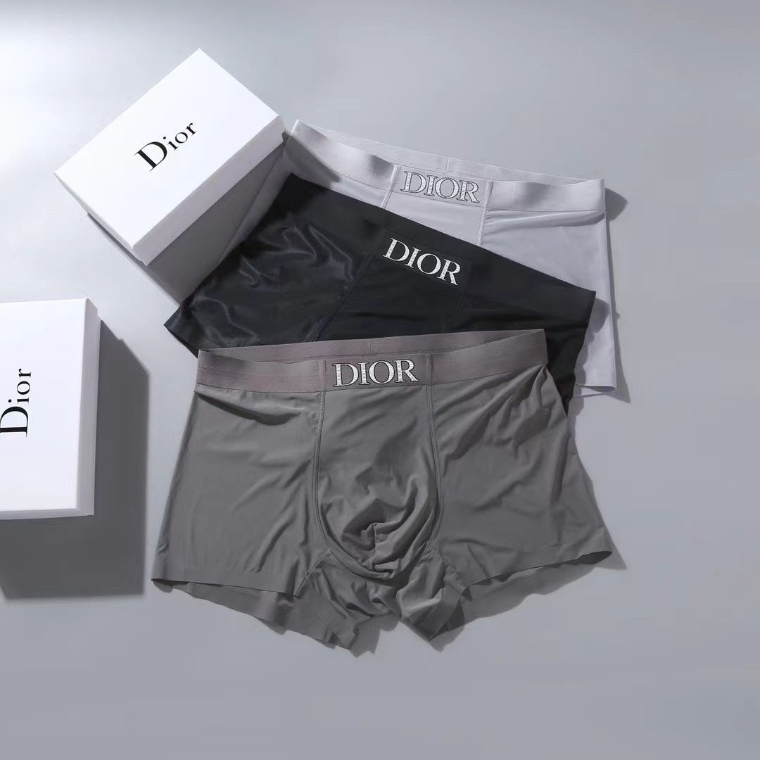 Dior Ice-Silk Short Socks - 3-Pair Pack