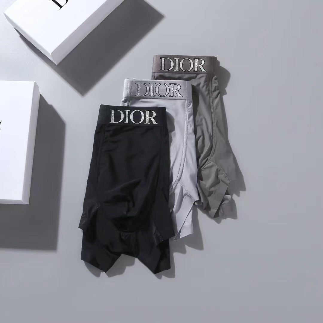 Dior Ice-Silk Short Socks - 3-Pair Pack