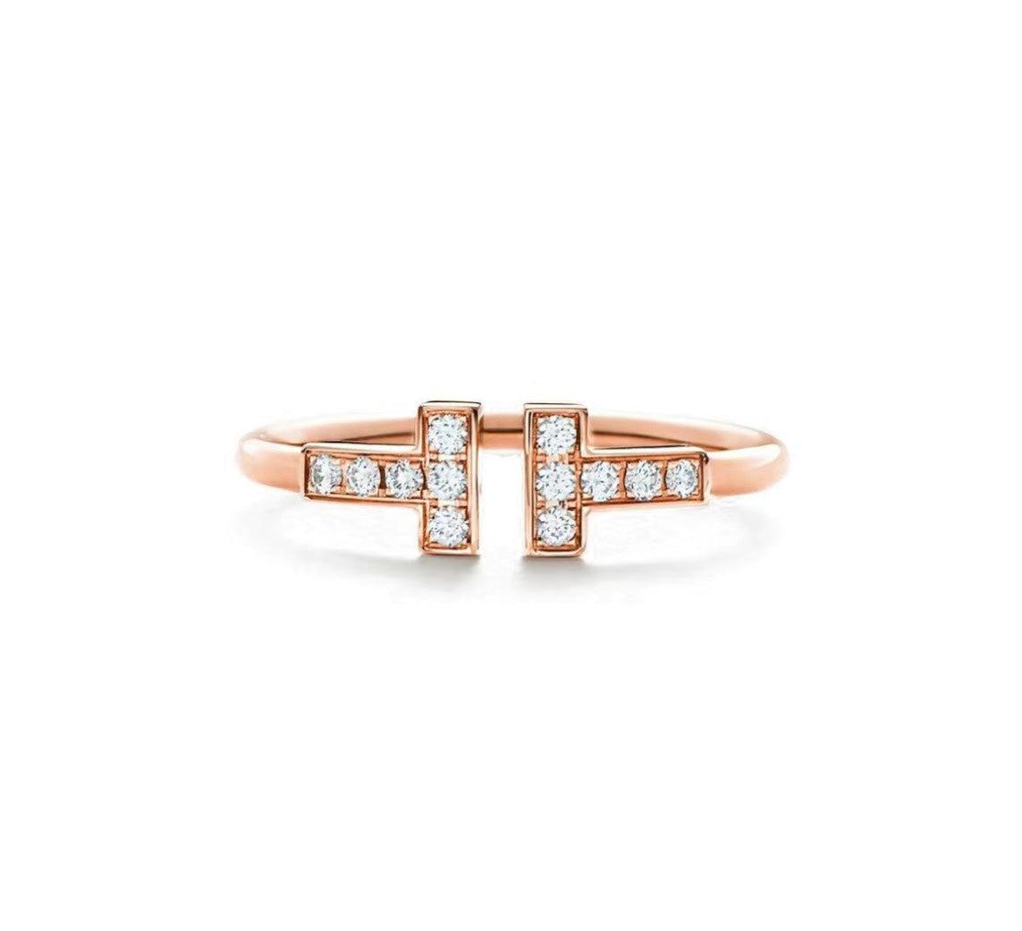 Martin Graham ring in polished metal-tone – front product view