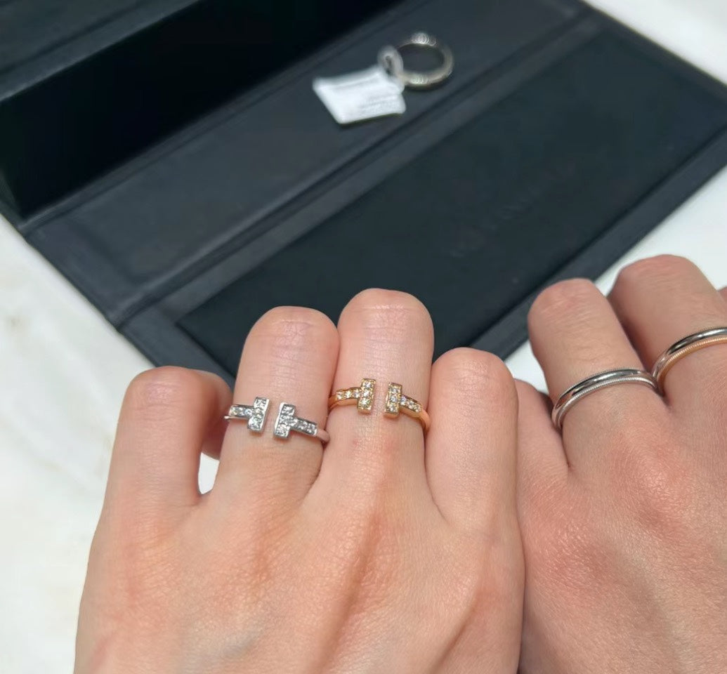 Martin Graham ring in polished metal-tone – front product view