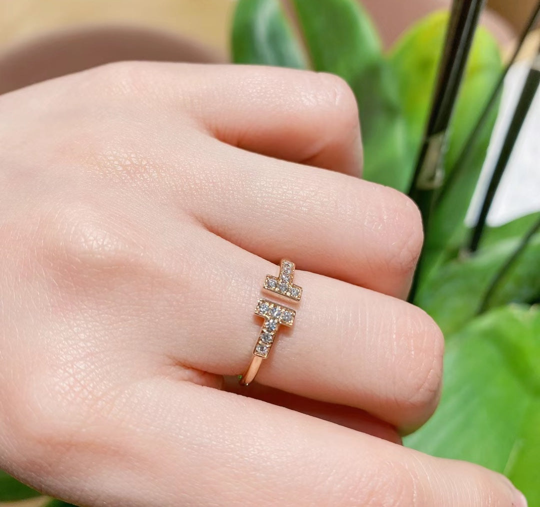 Martin Graham ring in polished metal-tone – main product view