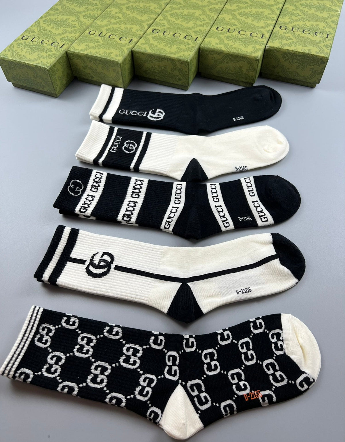 Gucci Cotton Short Socks - 5-Pair Pack