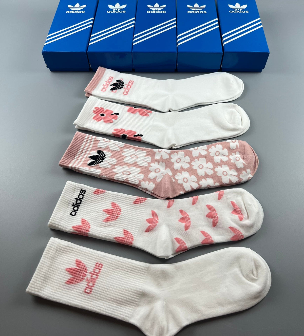 Adidas Cotton Short Socks - 5-Pair Pack