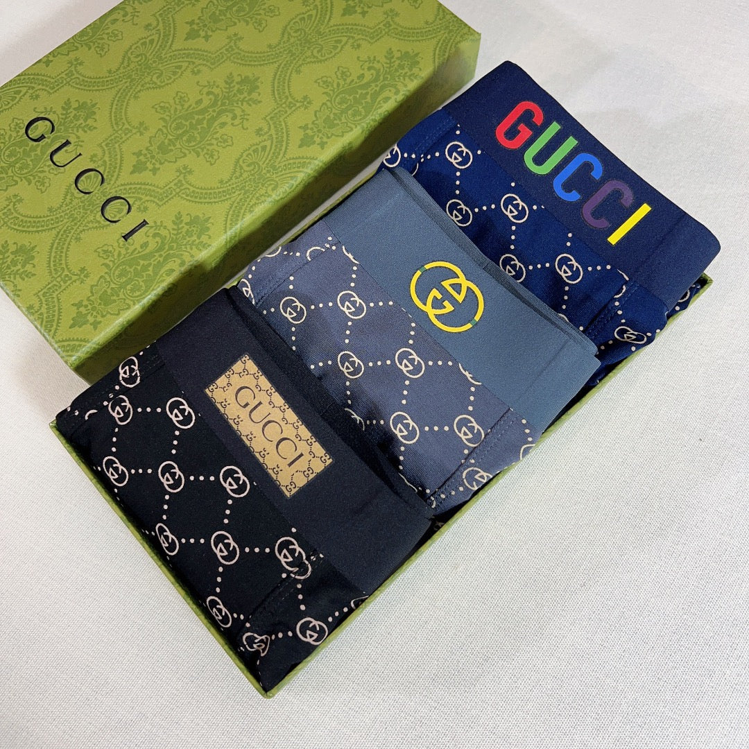 Gucci Men's Boxer Briefs - 3-Piece Box