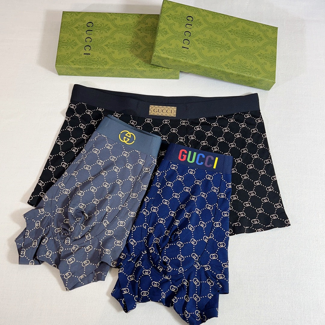 Gucci Men's Boxer Briefs - 3-Piece Box