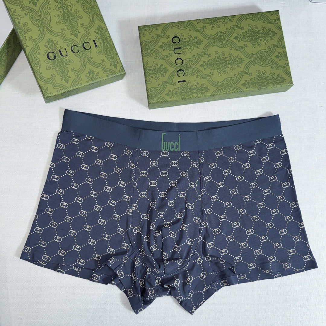 Gucci Repeating Monogram-Style Patterns Men's Boxer Briefs - 3-Piece Box