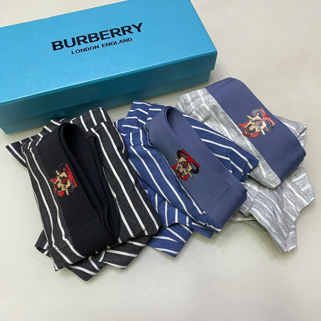 Burberry Modal Men's Boxer Briefs - 3-Piece Box