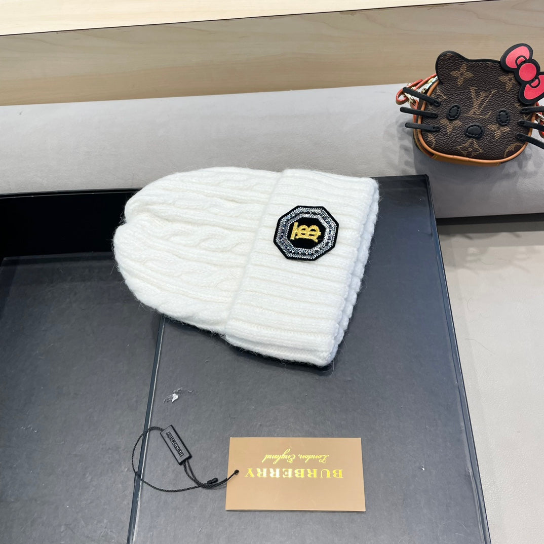 Burberry Cable Knit Patch Beanie - image 3