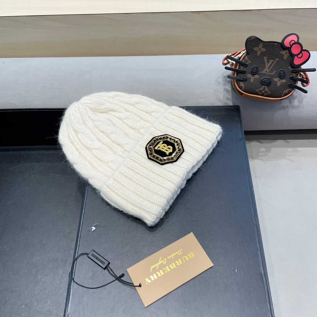 Burberry Cable Knit Patch Beanie - image 3