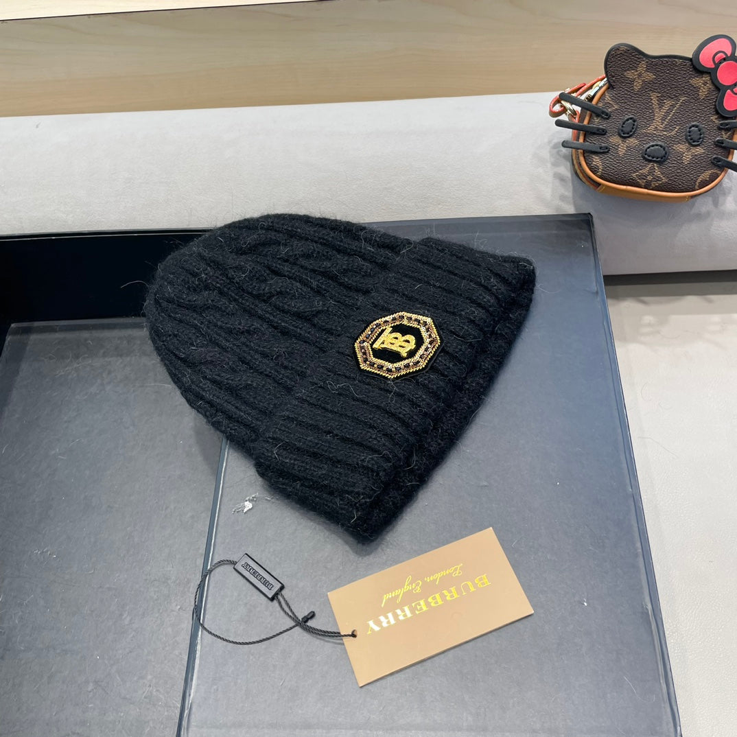 Burberry Cable Knit Patch Beanie - image 3