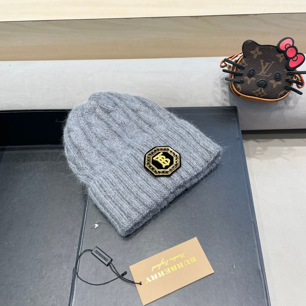 Burberry Cable Knit Patch Beanie - image 3