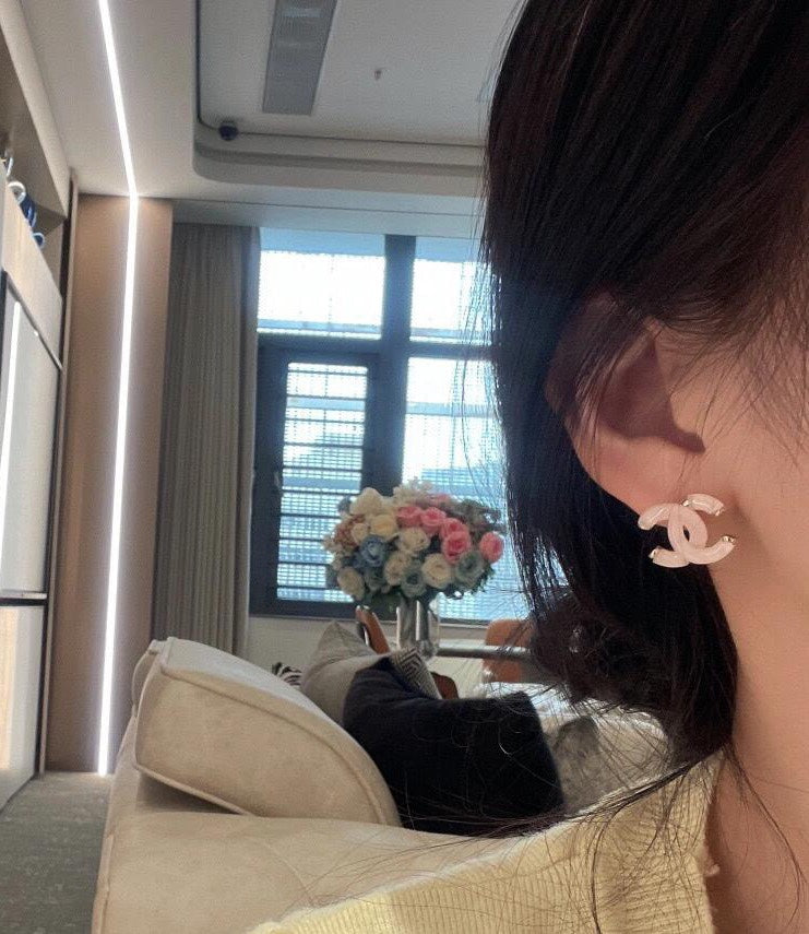 Martin Graham stud earrings in polished metal-tone – main product view