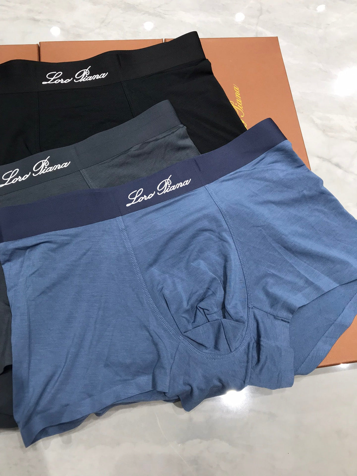 Unbranded Modal Breathable Men's Boxer Briefs – 3-Pack