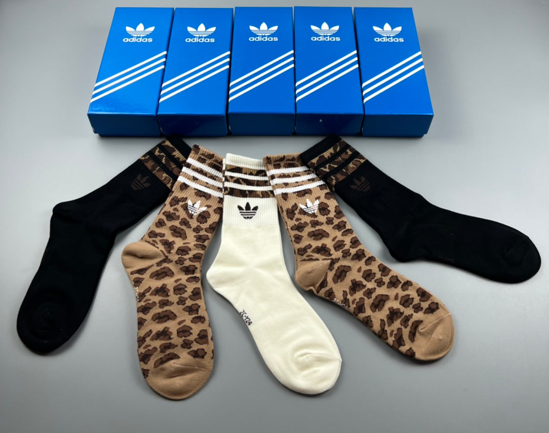 Adidas Cotton Short Socks - 5-Pair Pack