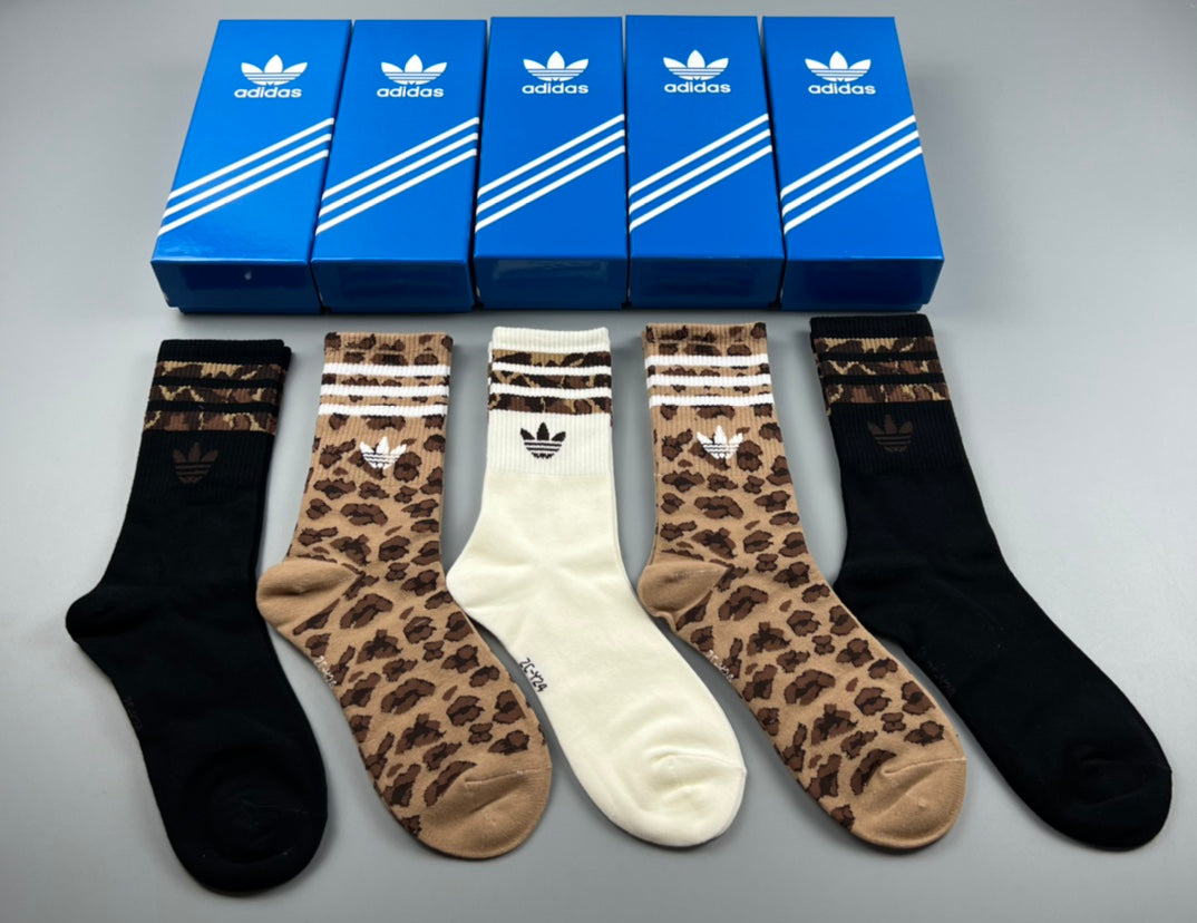Adidas Cotton Men's Boxer Briefs - 5-Piece Box