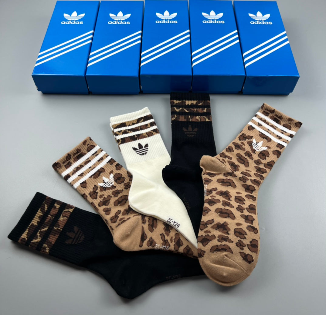 Adidas Cotton Short Socks - 5-Pair Pack