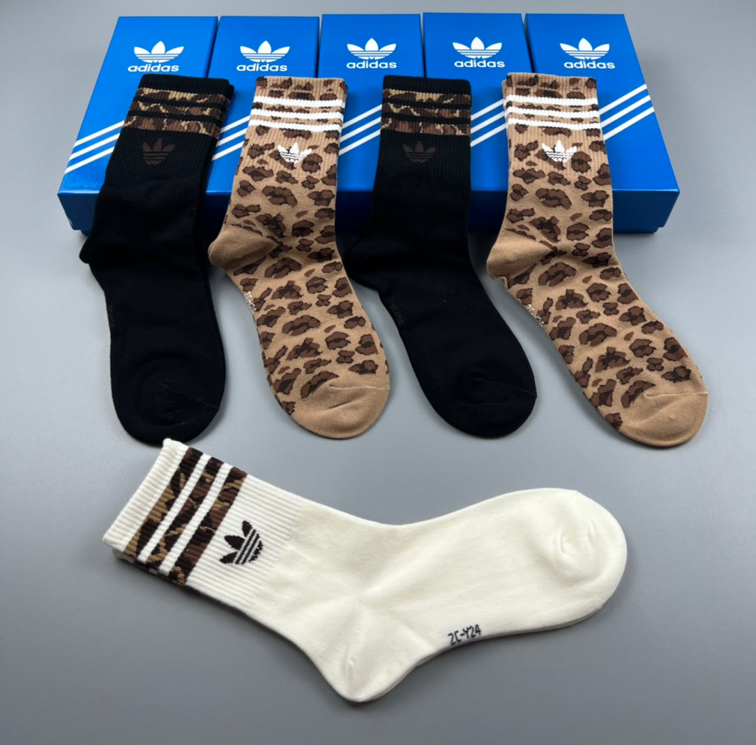 Adidas Cotton Short Socks - 5-Pair Pack
