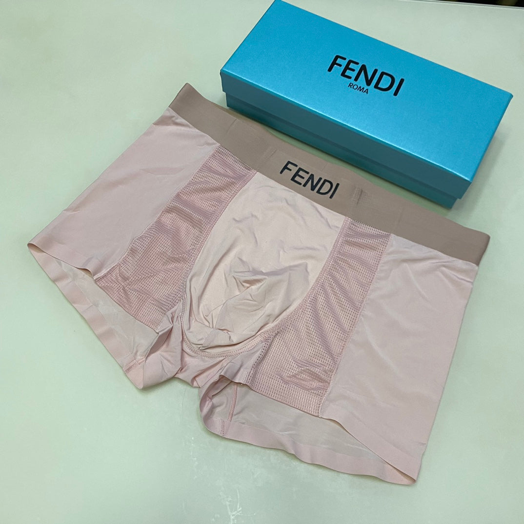 Fendi Logo Waistbands Men's Boxer Briefs - 3-Piece Box