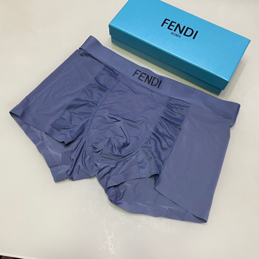 Fendi Logo Waistbands Men's Boxer Briefs - 3-Piece Box
