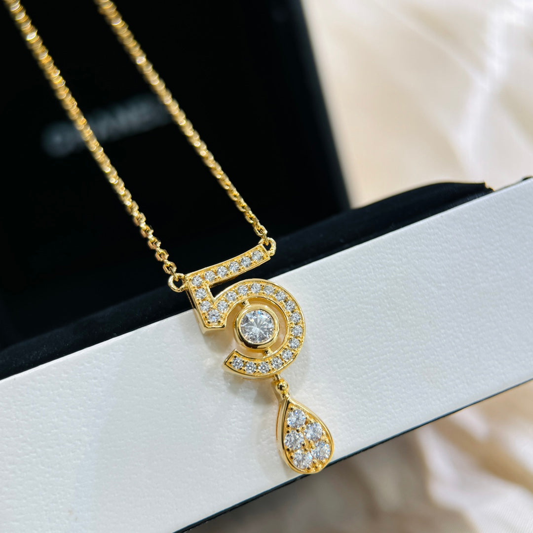 Martin Graham pendant necklace in polished metal-tone – main product view