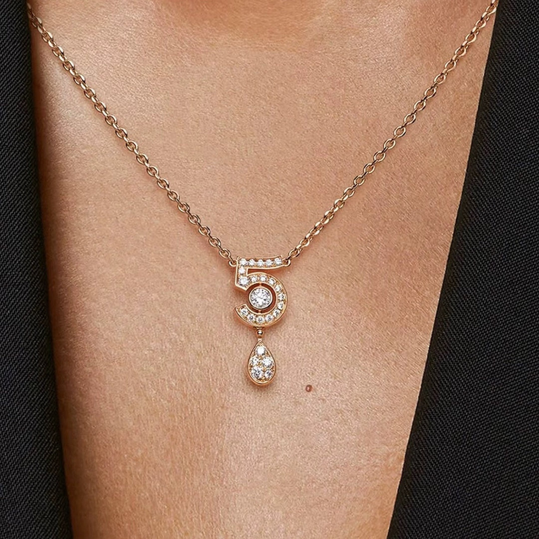 Martin Graham pendant necklace in polished metal-tone – main product view