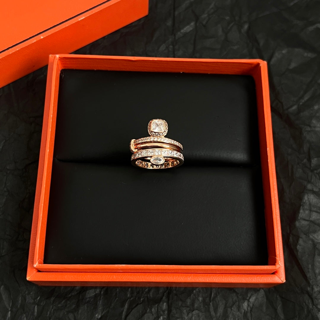 Martin Graham ring in polished metal-tone – main product view