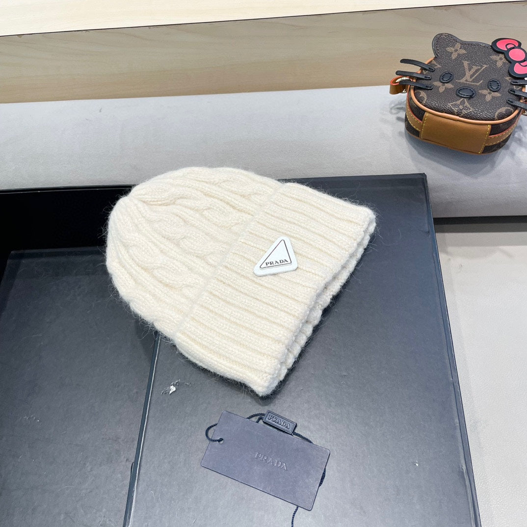 Prada Cable Knit Beanie - image 3