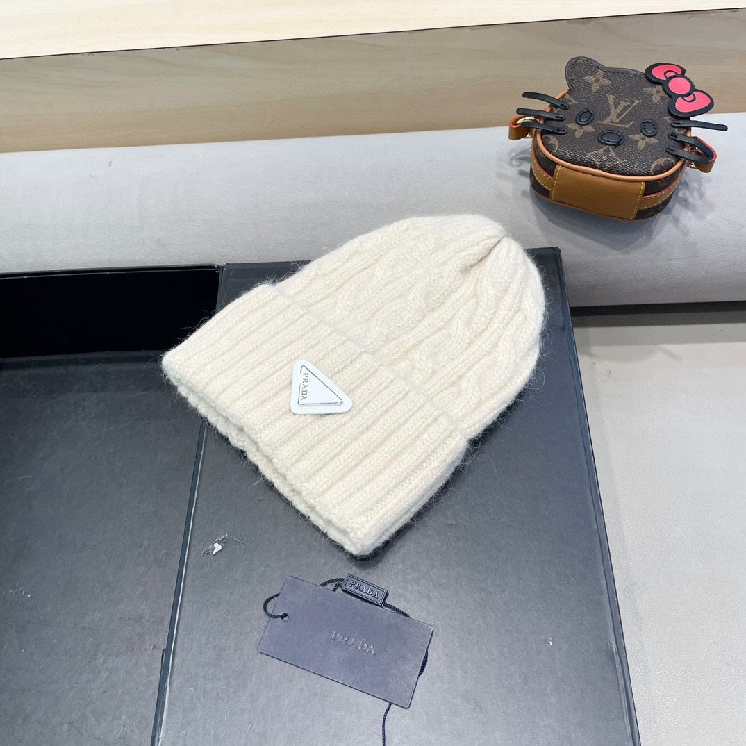 Prada Cable Knit Beanie - image 2