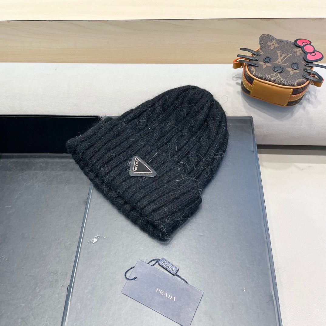 Prada Cable Knit Beanie - image 2