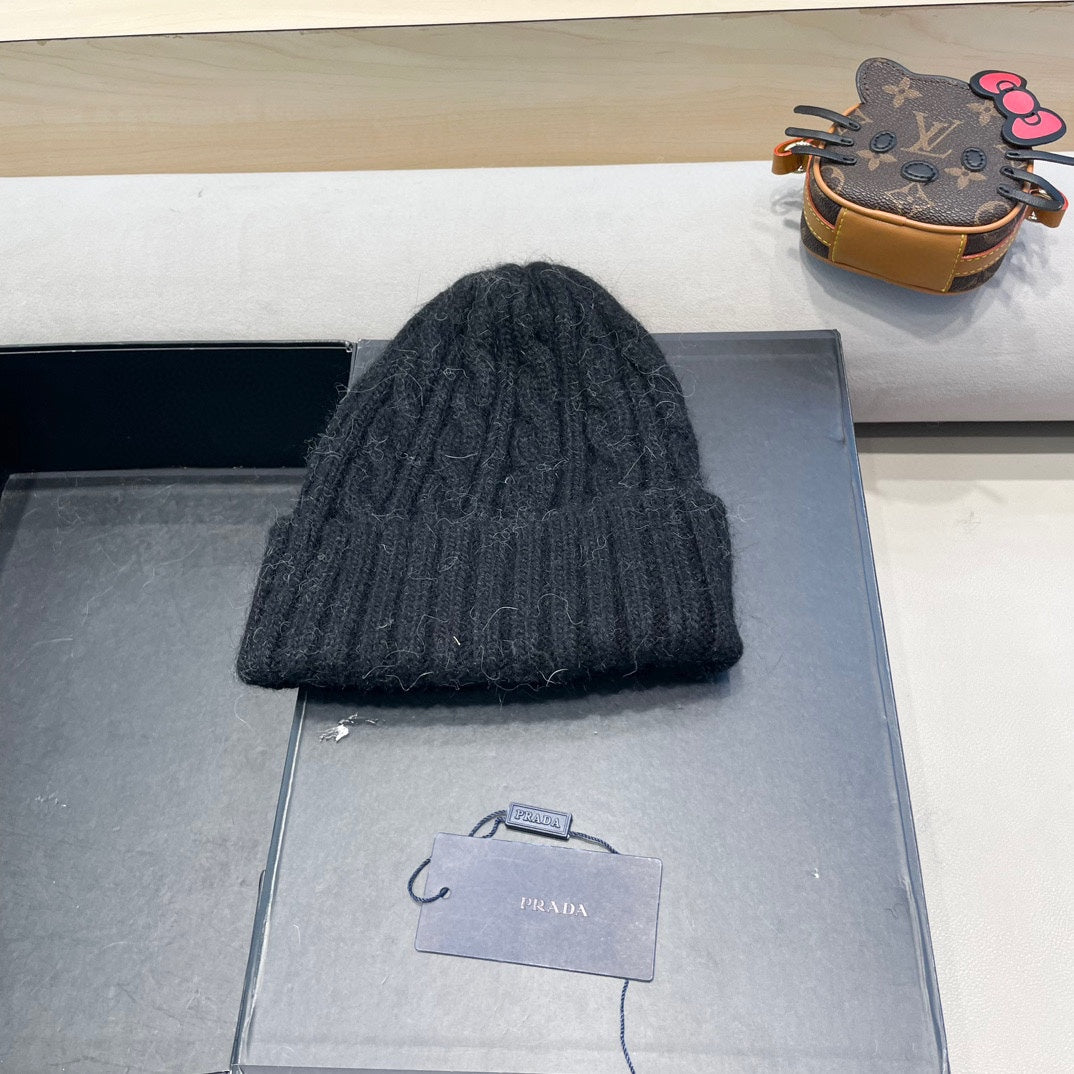 Prada Cable Knit Beanie - image 7