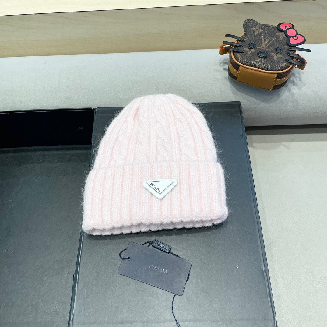 Prada Cable Knit Beanie - image 1