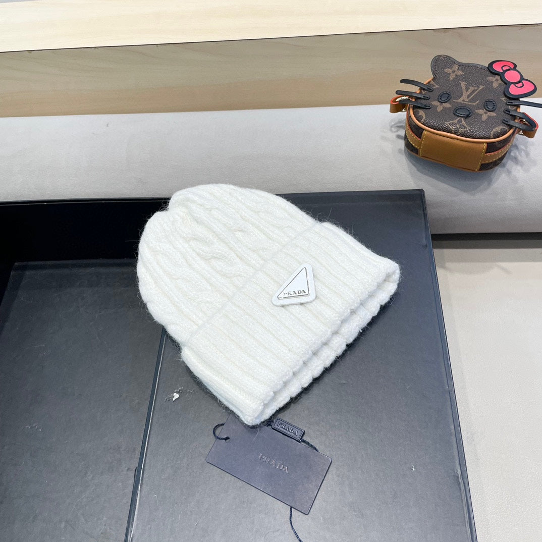 Prada Cable Knit Beanie - image 3