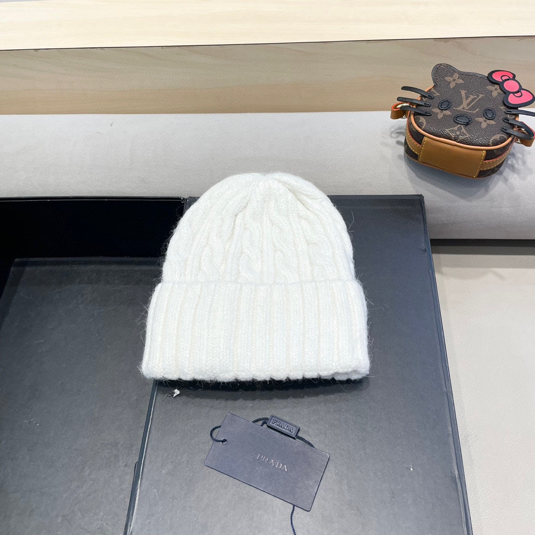 Prada Cable Knit Beanie - image 7