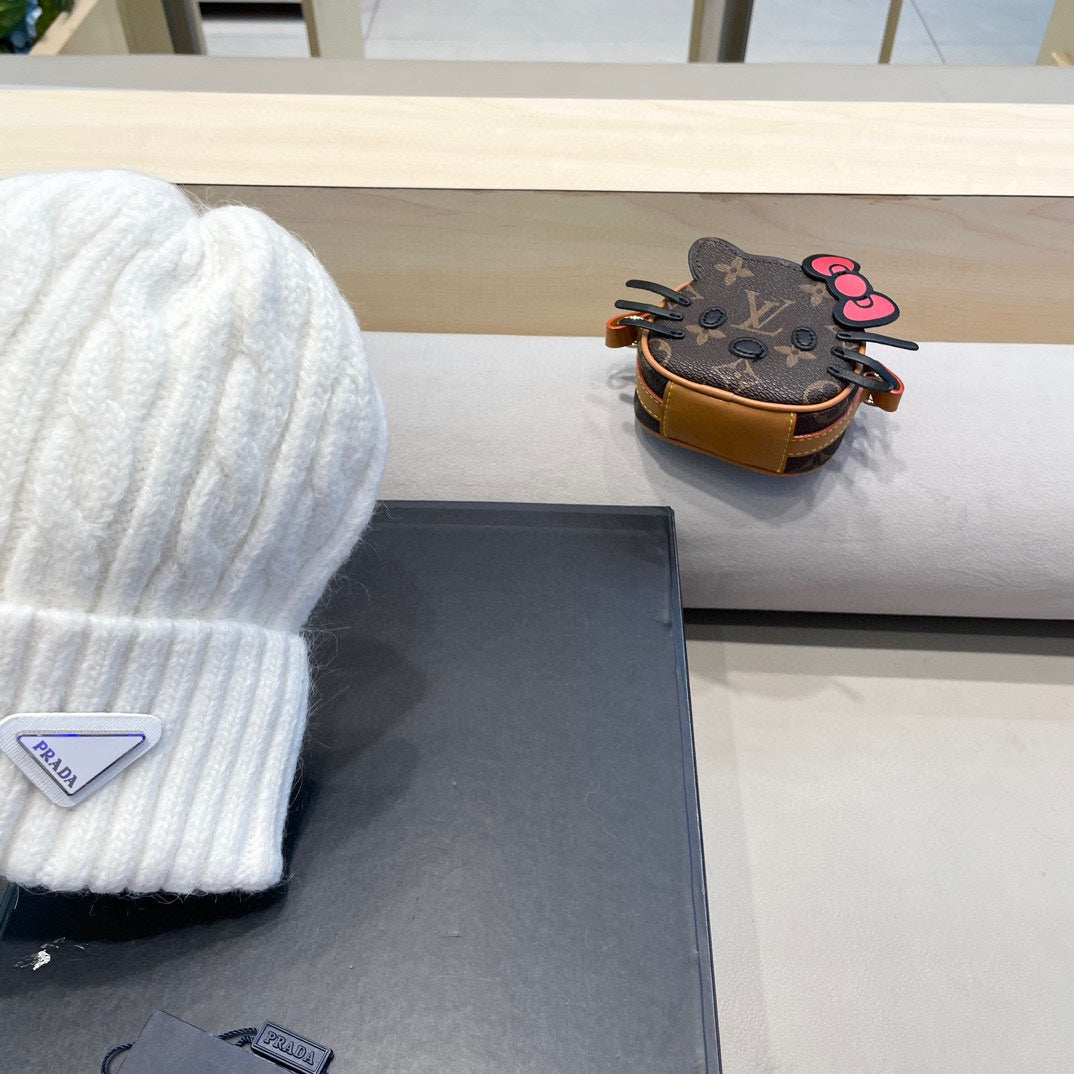 Prada Cable Knit Beanie - image 6